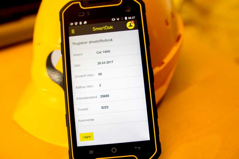 Drivstofforbruk i App