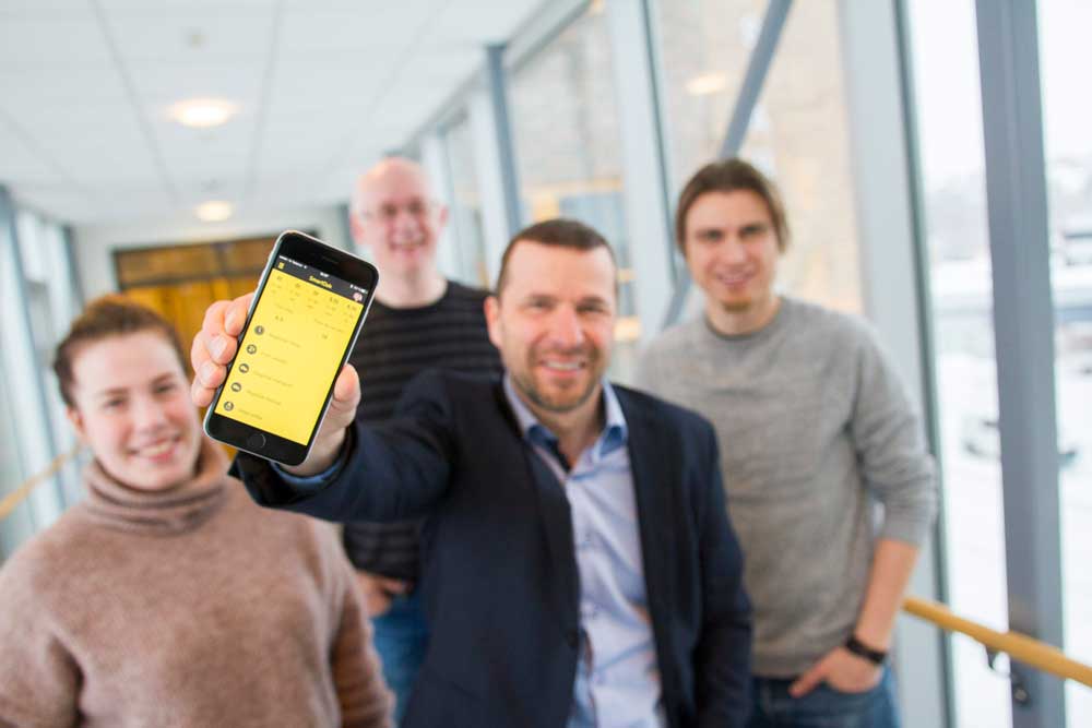 SmartDok gründer Bjørn Tore Hagberg presenterer den nye skjemabyggeren