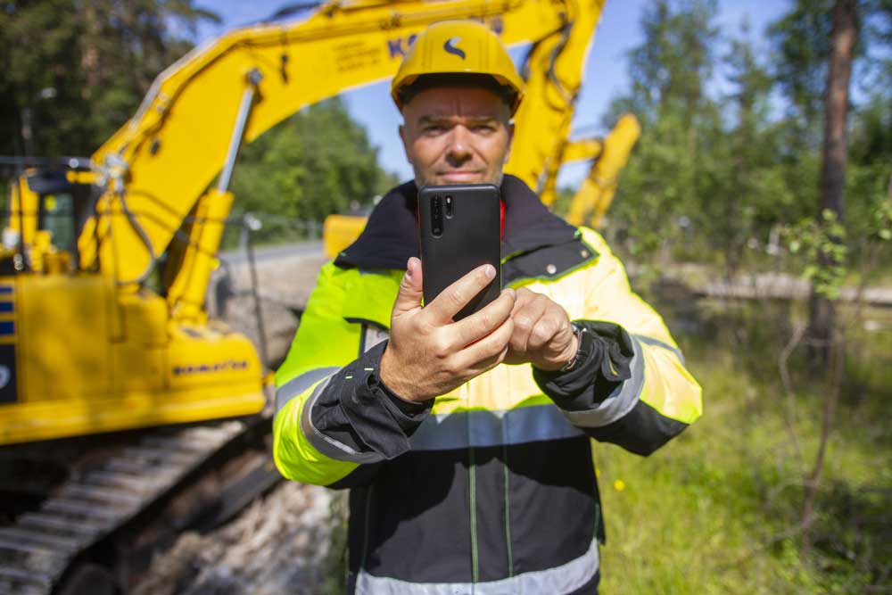 SmartDok bildefunksjon i app