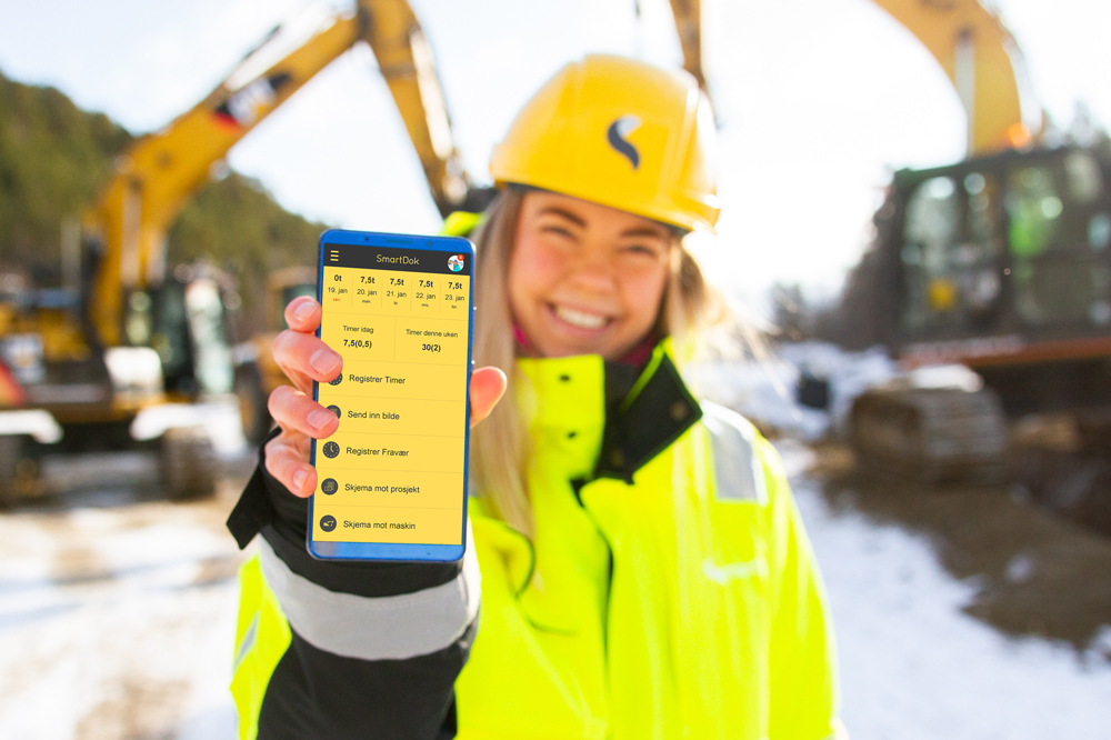 SmartDok app i bygge- anleggsbransjen