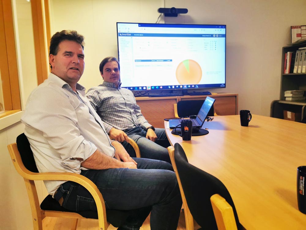 Drange Maskin bruker SmartDok