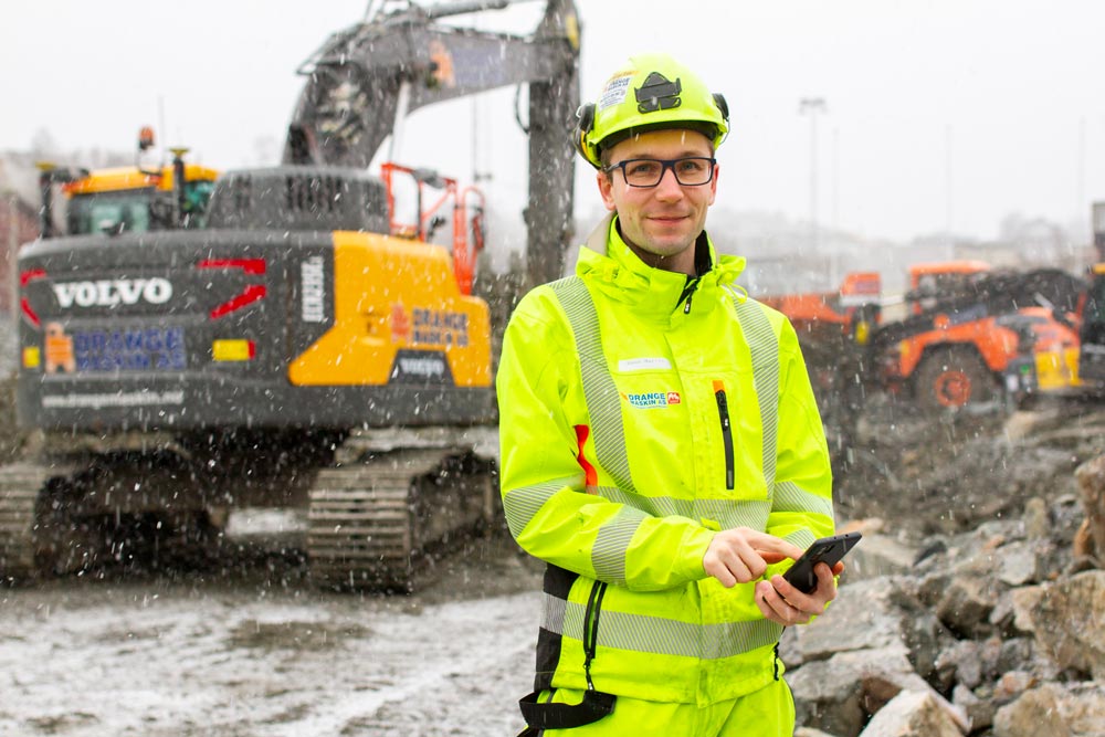 Smartdok brukes i anleggsbransjen