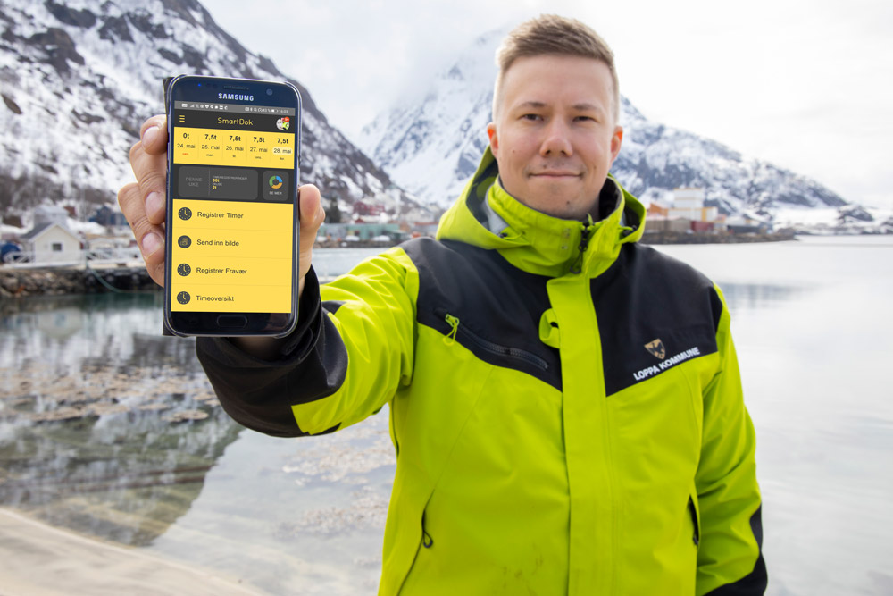 Loppa kommune tok i bruk SmartDok på bakgrunn av erfaringer fra bygge- og anleggsbransjen.